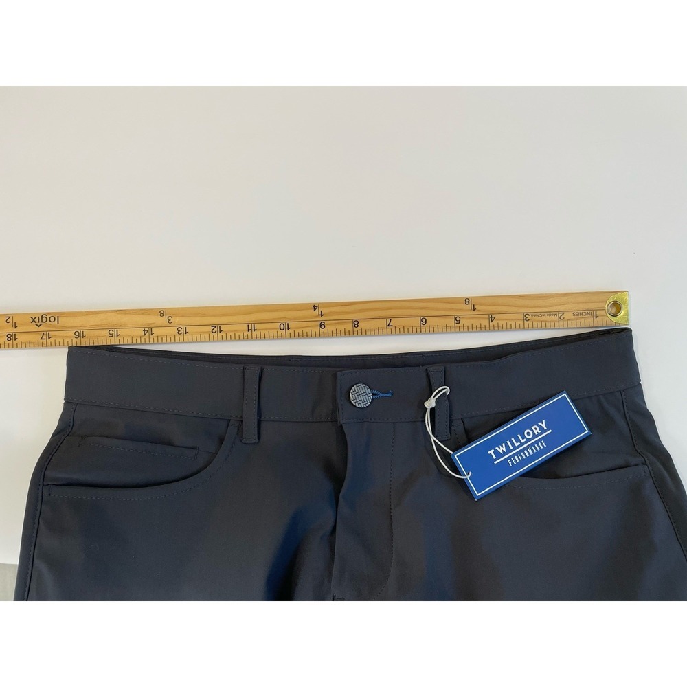 NEW Twillory Performance Pants Sz 32x32(30"L) Tech Fabric Tailored Fit Gray Golf - Picture 7 of 9
